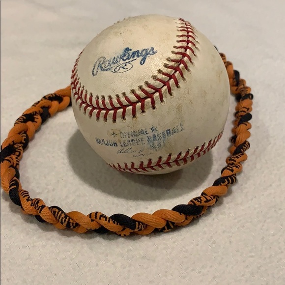 ⚾️ Baseball Rope Necklace Titanium Tornado 16” - Picture 1 of 4